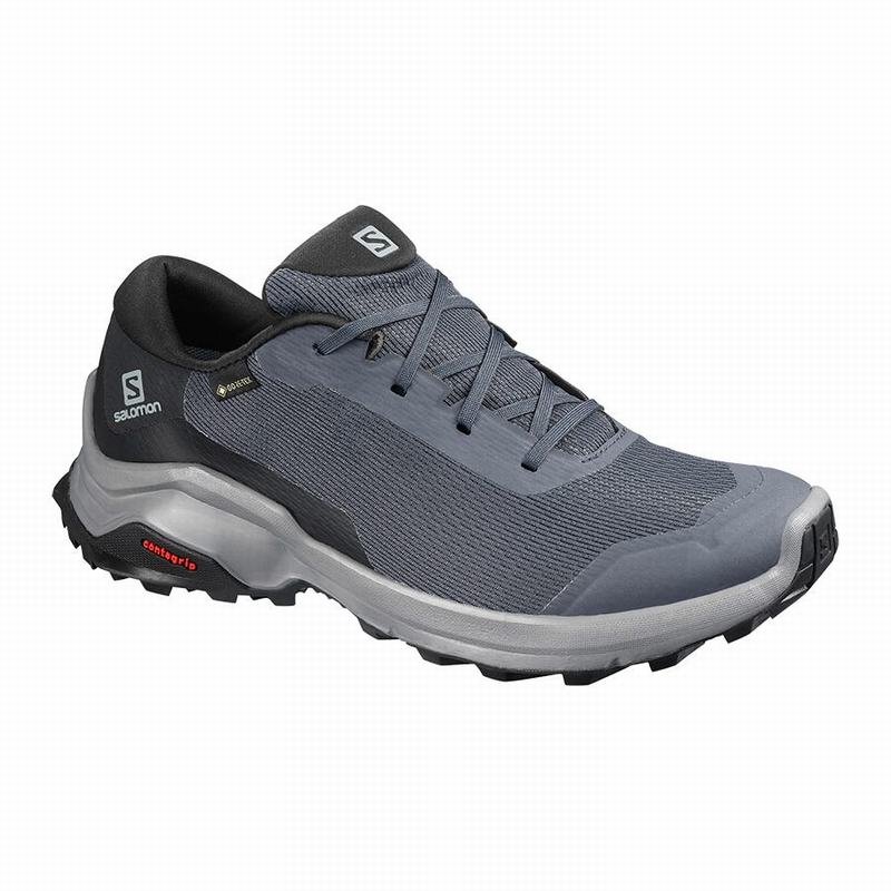 Buty Trekkingowe Damskie Salomon X REVEAL GORE-TEX - Ciemny Niebieskie / Czarne - Polska (840-NRMHVF